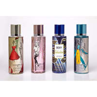 Brume corporelle longue durée écologique Scenabella Designer 250ml, parfum féminin aux senteurs fruitées et florales, vente en gros OEM ODM