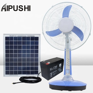 Ventilateur de table rechargeable AC/DC avec lumière, moteur DC 555/775 100% cuivre, fabriqué à Foshan Shunde, très vendu en Afrique et en Arabie, USB - Product Image 2