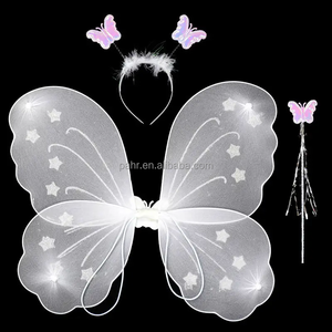 Bán buôn 3PC bộ của Carnival bướm cổ tích cánh với Headband và Cây Đũa phép cho trẻ em bên trang trí - Product Image 5