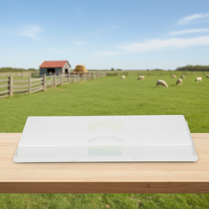 Abreuvoir pour animaux en <span class=keywords><strong>plastique</strong></span> PP écologique - Bac à eau blanc de 1 m pour moutons et bovins - Équipement agricole durable - Product Image 5
