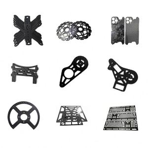 Self-defense <b>Custom</b> Design Carbon Fiber <b>Keychain</b> Factory Produce CNC Carbon Fiber Part - Product Image 3