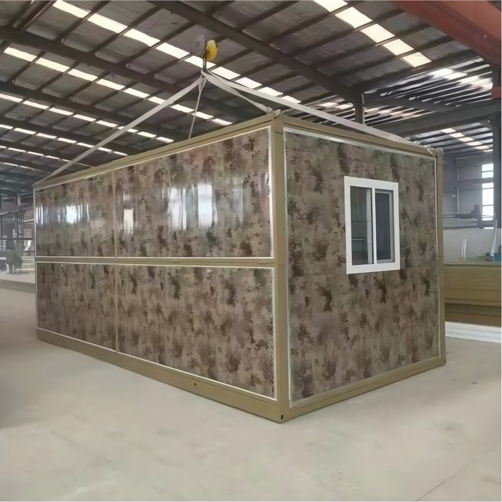 Fast Foldable Container House Quick Assembly Movable Customizable Prefab Container Home Folding Container for Site Camp Office