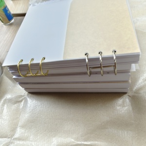 2025 tùy chỉnh A6 dễ thương Mini Con xoắn ốc tấm 100 trắng bên trong giấy máy tính xách tay với khâu RÀNG BUỘC - Product Image 5