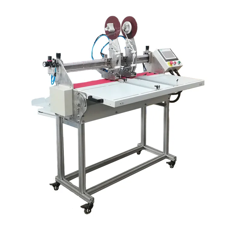 Promoção # TMS 1000 # Máquina aplicadora de fita para papel/máquina de aplicação de fita adesiva para papel kraft/para placa de PVC