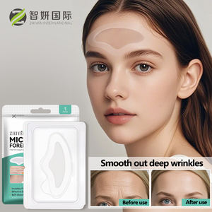 프라이빗 라벨 마이크로니들 이마 주름 패치 투명 마이크로니들링 주름 방지 패치 미세 주름용 - Product Image 1