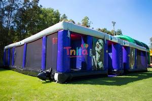 Laberinto Inflable Decorativo para Juegos, Laberinto Inflable Decorado con Fantasmas para Niños - Product Image 4