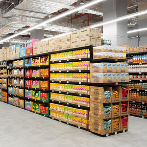 Precio de fábrica 2025, estante de supermercado de acero de 5 capas, estantes de góndola usados de doble cara de Metal - Product Image 5