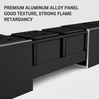 PDU triphasé industriel robuste |   Interrupteurs d'alimentation à air avec 18 prises et 32A |   Boîtier en alliage d'aluminium certifié CE ISO