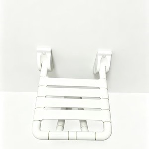 Tabouret de douche pliable mural Oren en plastique, capacité 250 kg, pour personnes âgées, équipement de sécurité pour la salle de bain - Product Image 5