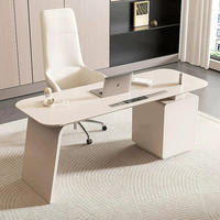 Mobilier de bureau mdf board bureau table de bureau table d'ordinateur et chaise table de patron pour entreprise Vente populaire