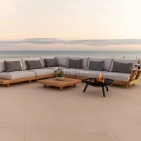 Meubles de jardin, meubles d'extérieur en teck, canapés, table basse en teck, meubles d'extérieur de luxe, canapé de patio