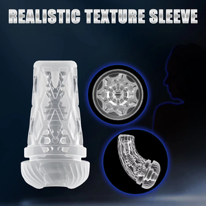 Masturbateur masculin automatique à entraînement par coupes, doux comme une vraie petite amie, masturbateur télescopique automatique pour hommes - Product Image 5