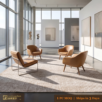 Tapis géométrique architectural LandScopeTech, motif treillis urbain moderne, tissage Wilton, luxe minimaliste, pour salon, en polyester