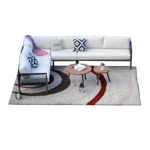 Ensembles <span class=keywords><strong>de</strong></span> canapés <span class=keywords><strong>de</strong></span> <span class=keywords><strong>jardin</strong></span> <span class=keywords><strong>de</strong></span> luxe pour <span class=keywords><strong>salon</strong></span> d'extérieur des fabricants chinois Combinaison <span class=keywords><strong>en</strong></span> aluminium <span class=keywords><strong>en</strong></span> forme <span class=keywords><strong>de</strong></span> L pour les hôtels - Product Image 6
