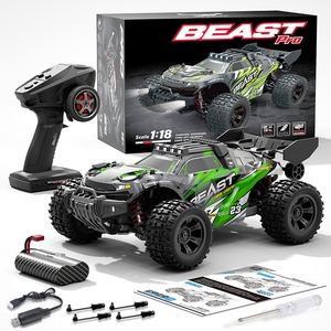 Nouvelle voiture RC modèle PRO, 35 km/h, moteur à balais en carbone, 4 roues motrices, haute vitesse de drift, véhicule tout-terrain avec éclairage LED, idéale pour les cadeaux d'anniversaire pour enfants - Product Image 3