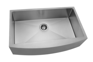 AS-R3321-S moderne 1.0-1.2mm épaisseur facile à un trou Installation en acier inoxydable carré évier de cuisine simple bol Nano titane - Product Image 3