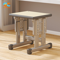 Ensemble table et chaise ergonomiques réglables en hauteur pour enfants, mobilier de classe empilable, durable, en métal, pour l'étude des élèves