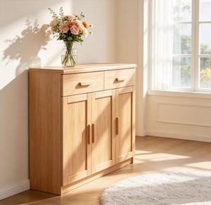 Modern Wood <b>Shoe</b> Cabinet Scandinavian Style Freestanding <b>Storage</b> Furniture Entryway Organizer with Hidden <b>Shoe</b> Rack - Product Image 4