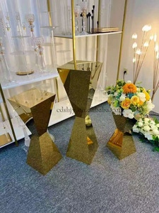 Metal Vase Wedding <strong>Table</strong> Center <strong>Decoration</strong> Centerpiece Metal Vase <strong>Decoration</strong> - Product Image 6