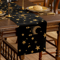 Nouveau chemin de table 2025 : nappe longue vintage festive pour la table à manger, décoration de la maison, fournitures de fête internationales