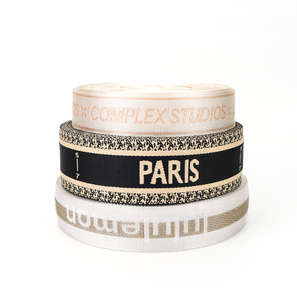 Cao đàn hồi Jacquard đàn hồi ban nhạc sọc Patterned giày cao su đồ lót quần nhà bền dệt may Xương Cá Phong Cách - Product Image 2