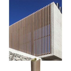 Panneaux muraux modernes en aluminium ondulé 3D rayés, épaisseur 1,5 mm, anti-corrosion, lavables, pour façades intérieures et extérieures de bâtiments commerciaux - Product Image 5