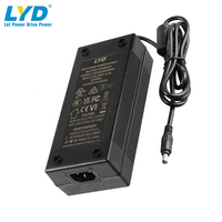 Cargador de Batería de Iones de Litio Multicertificado de 12.6V 13A, Adaptador de Corriente con Certificación CE, FCC, ETL, UKCA, KC para Motocicletas/Scooters Eléctricos