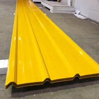 Tôle de toiture métallique PPGI PPGL Matériaux de construction Tôle trapézoïdale Revêtement couleur Zinc