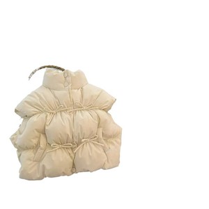 Tongxingyuan Girls Quilted Vest Thickening Solid Color Cotton Winter Outerwear For Baby Girls - Product Image 5
