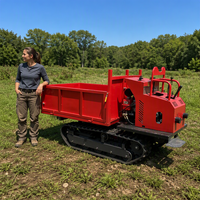 Transporteur sur chenilles diesel de qualité supérieure, auto-chargeur, puissance personnalisée pour le transport en carrière en Malaisie