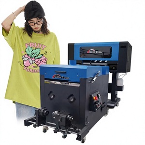 Imprimante DTF pour T-shirts en acier inoxydable entièrement automatique, nouveau design, avec garantie d'un an et pièces de rechange gratuites pour les petites entreprises - Product Image 1