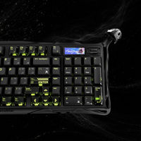 GravaStar Mercury K98 Pro 98% Tri Mode Wireless Mechanical Keyboard 8K Hz 8000mAh Layar TFT Gasket untuk Gaming PC