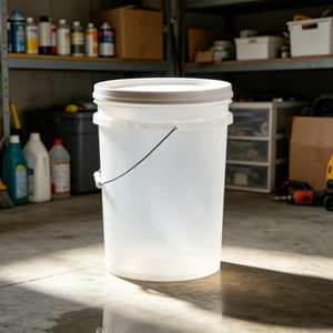 20L Plastic Bucket With <b>Lid</b> Metal Handle Custom Color PP Plastic Pail <b>for</b> <b>Paint</b> Chemical Household Storage - Product Image 4
