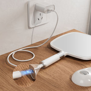 Cermin Tangan Led Layar Sentuh Pintar Persegi Cermin Genggam Logo Kustom untuk Makeup - Product Image 4