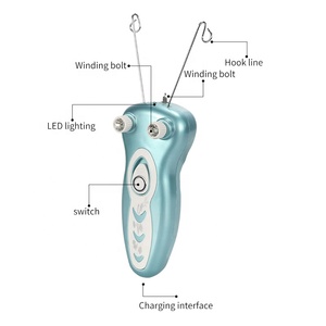 Boxin 6888 di Fabbrica Della Signora rasoio Elettrico Epilatore <span class=keywords><strong>Viso</strong></span> Filo di Cotone Defeather Epilatore Donne Facciale di Rimozione Dei Capelli Macchina - Product Image 3