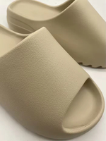 Sandales en mousse EVA personnalisées avec logo, respirantes, à bout ouvert, à enfiler, avec soutien de la voûte plantaire, pour hommes, sans logo