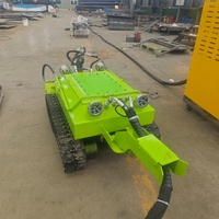 Robot de dragage de canalisations submersible télécommandé par câble à haute efficacité