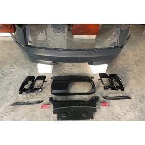 Kit de carrosserie de pare-chocs pour Range Rover <span class=keywords><strong>Velar</strong></span> 2017-2021, mise à niveau vers le modèle <span class=keywords><strong>SVA</strong></span>, comprend l'assemblage du pare-chocs avant et arrière avec calandre - Product Image 2