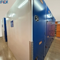 Mini-unité de stockage autonome en acier galvanisé moderne, taille personnalisée, pour entrepôt, garantie 3 ans