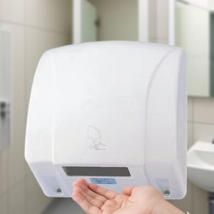 <span class=keywords><strong>Sèche</strong></span>-mains de salle de bain de haute qualité 1800w prise VDE blanche silencieuse automatique pour les hôtels, premier choix pour les salles de bain de luxe - Product Image 1