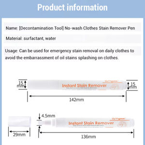 Bolígrafo de Limpieza de Emergencia para Ropa, Eliminador de Manchas de Café y Aceite, Sin Necesidad de Lavar, Portátil - Product Image 4