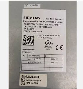 Kiểm soát công nghiệp 6fc5203-0af01-0aa0 Siemens sinumerik điều hành panel10.4 inch HMI | ban đầu trong giá Cổ Phiếu (mới/sử dụng) - Product Image 2