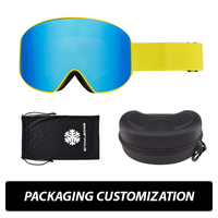 Lunettes de ski et de snowboard HUBO Sports HB-197D, design magnétique sans monture, anti-buée, polarisées, protection UV400, logo personnalisé