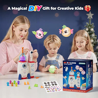 STEM Space Balloon Rocket Craft Kit pour enfants DIY Magic Launcher Pump Machine avec ballons Arts Crafts Toys Gift