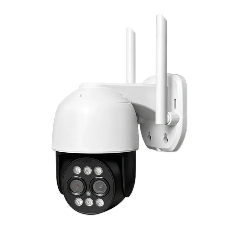 ZXSD Dual Lens 10x Zoom 4MP Surveillance Cctv WIFI Security Camera Wireless Outdoor IP Ptz Camera
