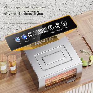 6 khay thức ăn dehydrator điện thực phẩm dehydrator/Thép không gỉ máy sấy Rau dehydrator/giá cả phải chăng mất nước máy - Product Image 3