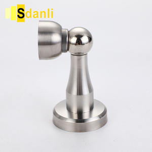 नया डिजाइन प्राचीन स्टेनलेस स्टील दरवाजा स्टॉपर फर्श घुड़सवार चुंबकीय सजावटी पीतल दरवाजा बंद करें बाहरी दरवाजे टिकाऊ के लिए - Product Image 4