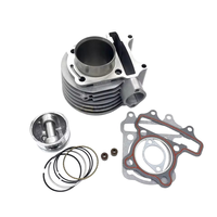 Kit de segments de piston de 52,4 mm à installation facile, pièces de réparation pratiques pour scooter, VTT et quad GY125 GY6 125cc