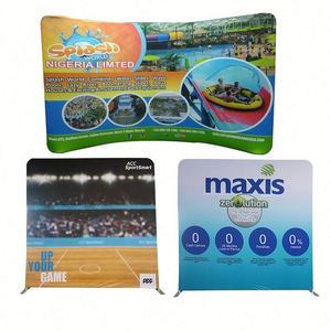 Soporte de tubo de aluminio recto de alto rendimiento Exposición de soporte emergente de tela de pared de tela de tensión de aluminio - Product Image 1