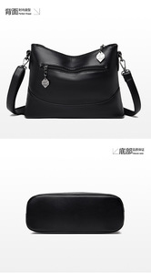 Nuevo Bolso Bandolera de Moda, Gran Capacidad, de Cuero Suave, Bolso de Mano para Mujer, Diseño de Lujo - Product Image 6